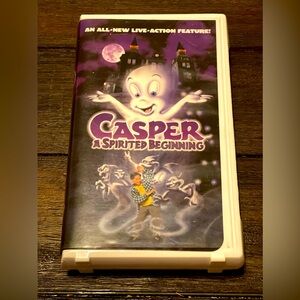 Casper: A Spirited Beginning (VHS, 1997) - vintage VHS hard case